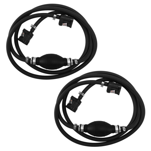 2X 2M Fuel  Hose Assy for  Outboard P-Rimer Bulb Connector