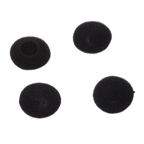 Fasdga 200 Pcs Black Sponge Earbud Headphone Cap Ear Pads Cover Replacement 2
