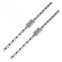 2 Stück 9 mm LinearfüHrung Miniaturschiene MGN9 400 mm Linearschiene und 2 Stück MGN9H Miniaturschienenschieber