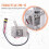 4X Throttle PB-6 Type 0-5K with  3 Wires EV PB-8 for Curtis PB 8 Type  Cart Potentiometer 5