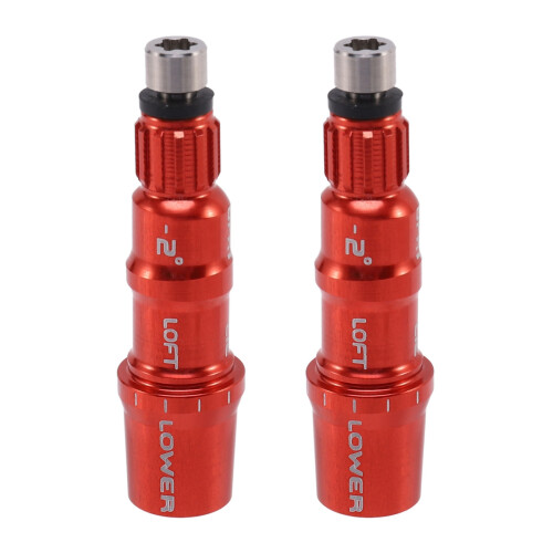 2X 335 RH  Adapter Sleeve for  SIM, M1,M2,M3,M4,M5,M6 Custom Driver Red