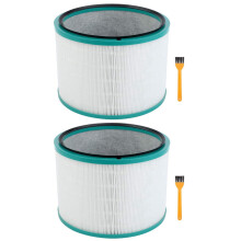 2X Filter Compatible with DP01 DP03 HP00 HP01 HP02 HP03 Desk Purifiers Pure Hot Cool Link Air Purifier HEPA Filter