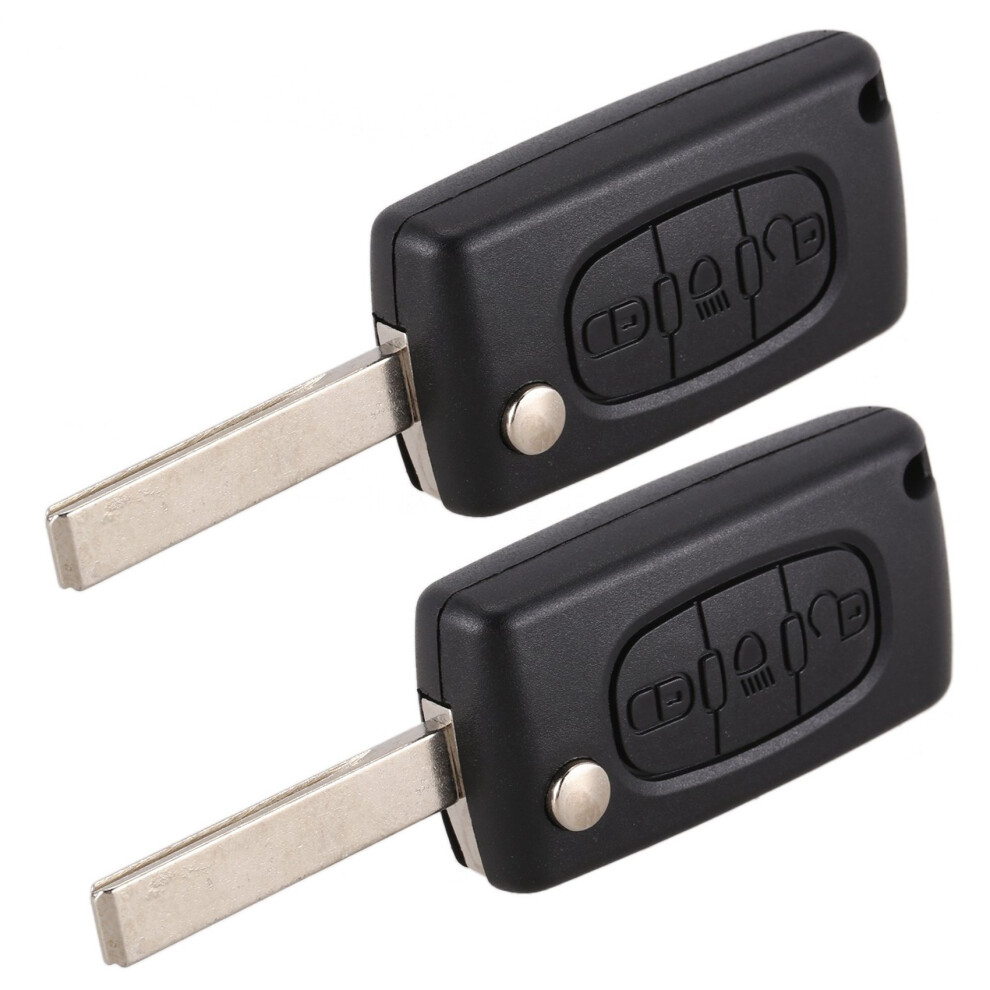 2X 3 Button Key Cover Remote Control For C2 C3 C4 C5 C6 Xsara 4713062685905