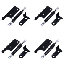 4X for Hilux GUN125 Revo 2015 2016 2017 Pickup Accessories Stainless Rear Tailgate Slow Down Gas Shock Damper
