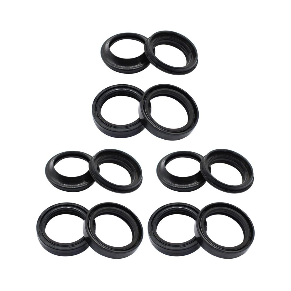 6X Motorcycle Front Fork Dust Seal And Oil Seal 37X50x11 For Rm85 Turbo Tu250 Gz250 Gs550 Vs700 Gs750 Rm Xn 85 6032539586216
