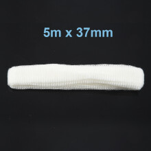 3X 5 M PVA 37 mm de Ancho de Recambio de Malla Carpa Pesca Stocking Boilie Rig Bait Wrap Bolsas
