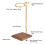 3X Pour over Coffee Maker Stand with Wood Base Adjustable Height Rack Dripper Filter Holder 2