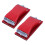 2X Rectangle Paper Grit Sandpaper Holder Hand Sander Red Black 1
