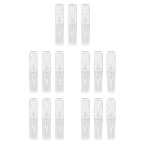 1000Pcs 2ML Transparent Plastic Spray Bottle Small Cosmetic Packing Atomizer Perfume Bottles