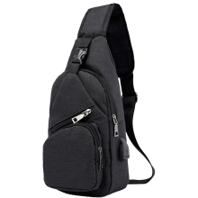 Borsa a tracolla versatile, tracolla regolabile e traspirante, piccola borsa a tracolla multiuso per uomo e donna, ideale per escursionismo,