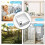 Adjustable Retractable Clothesline Heavy Duty, Save Space Wall Mounted, Stainless Steel Rust Resistant For Multi Application Easy To Use 4
