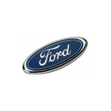 Emblem för Ford-fordon, premiummaterial. 3-stifts Ford ovalt grillemblem, cool design, specialdesignad ersättning för MK6MK7 2006-2014.