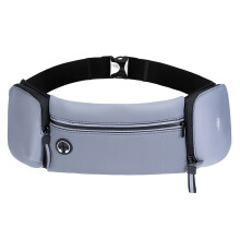 Hydration Belt for Running, Waterproof Fanny Pack with Reflective Design, Running Waist Pack for Men Women, No-Bounce Adjustable Strap, Ideal for Stor