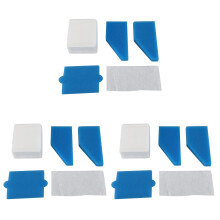 3X Set di Filtri Adatto per Aspirapolvere Thomas Aqua + Multi Clean X8 Parquet, Aqua + Pet & Family, Perfect Air Animal Pure Come 787241, 787 241