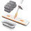 Convenient Daily Maintenance, Multipurpose Flat Mop, Adjustable System For Efficient Cleaning, Microfiber Pads For Wet Dry Use 1