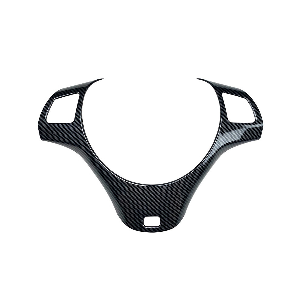 Steering Wheel Trim, Enhanced Car Interior Appearance For Bmw 3 Series E90 E91 E92 E93 2005-2012, Exquisite Craftsmanship Carbon Fiber Style Grey 9448196366141