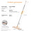 Convenient Daily Maintenance, Multipurpose Flat Mop, Adjustable System For Efficient Cleaning, Microfiber Pads For Wet Dry Use 3