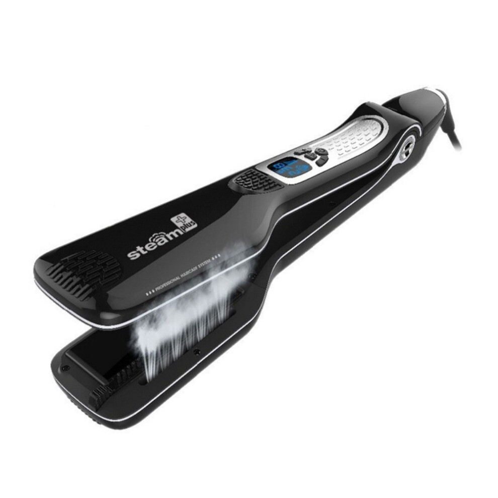 Adjustable Temperature Professional Hair Straightener, Ceramic Tourmaline Plates, Ionized Conditioning For Salon-quality Results