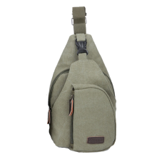 Bolso bandolera elegante, mochila cruzada con correa ajustable para el hombro, ideal para viajes y deportes al aire libre, con bolsillo antirrobo y