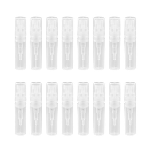 1200Pcs 2ML Transparent Plastic Spray Bottle Small Cosmetic Packing Atomizer Perfume Bottles 2
