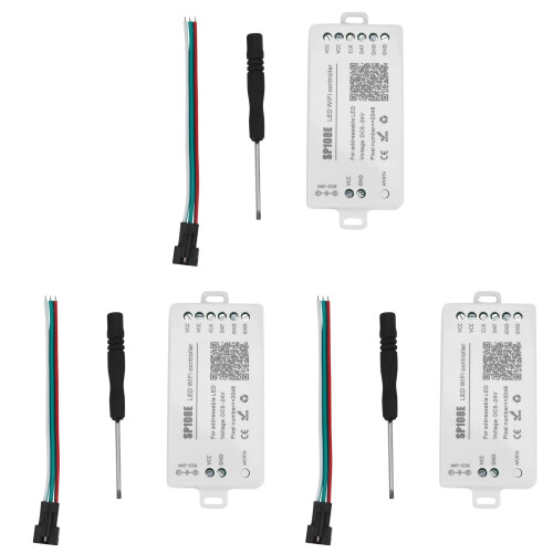 3X SP108E LED Wifi Magic Controller WS2812B WS2813 Etc LED Strip Module Light  APP Wireless Control