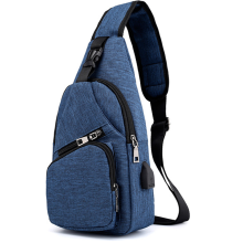 Bolsa transversal versátil, com alça ajustável e respirável. Bolsa transversal pequena e multiuso para homens e mulheres, ideal para caminhadas,