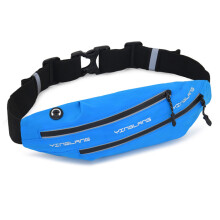 Versatile Use Running Belt, Sweat And Splash Protection Waistband With Adjustable Fit, High Capacity For Essentials, Reflectors And Earphones Hole Des