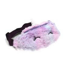 Unicorn Fanny Pack, Crossbody Bag With Plush Cartoon Design And Adjustable Straps For Girls' Unique Style, Chic Straddle Bag For Music Festival, Party
