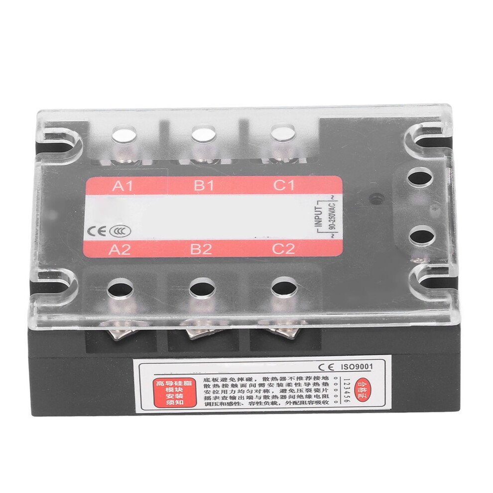 3 Phase Ssr Regulator 25A Ac To 480V Solid State Relay For Industrial Equipment 5011371081531