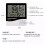 High Definition Digital Thermometer Hygrometer 10.3x9.3x2.15cm 9