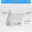 High Definition Digital Thermometer Hygrometer 10.3x9.3x2.15cm 10
