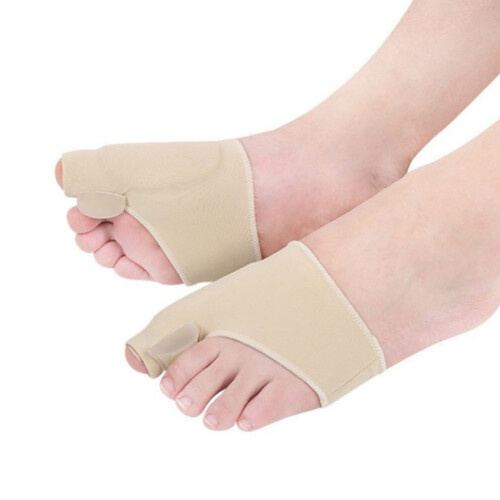 Cuttable Arch Support Insoles with Valgus Bunion Sock Red L 41‑46 2