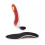 Cuttable Arch Support Insoles with Valgus Bunion Sock Red L 41‑46 14