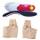 Cuttable Arch Support Insoles with Valgus Bunion Sock Red L 41‑46 2