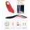 Cuttable Arch Support Insoles with Valgus Bunion Sock Red L 41‑46 8