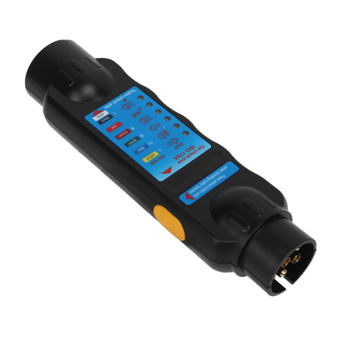 Smart Socket Tester 7 Pin Tow Wiring Circuit Light Tool for RVs and Trucks 1