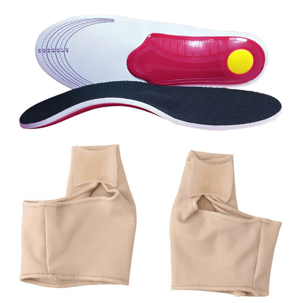 Orthopedic Inserts for Plantar Fasciitis, Arch Support Breathable Insoles, Shock Absorbing Cushioning for Heel Pain Relief, Flat Feet Support for Men