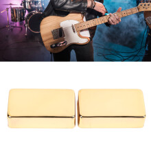 Versiegelter Humbucker Tonabnehmer-Abdeckung 2 Stück aus Messing für E-Gitarre Gold