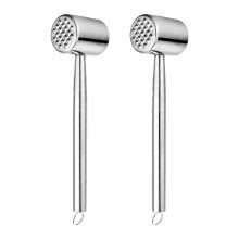 2Stk Fleischhammer Für Und Steak Silber
