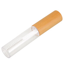 5Pcs Mini Empty Lash Tubes Plastic Mascara Bottles Light Yellow