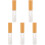 5Pcs Mini Empty Lash Tubes Plastic Mascara Bottles Light Yellow 4
