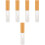 5Pcs Mini Empty Lash Tubes Plastic Mascara Bottles Light Yellow 6