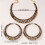 Alloy Leopard Print Earring And Necklace Set Unique Leopard 3
