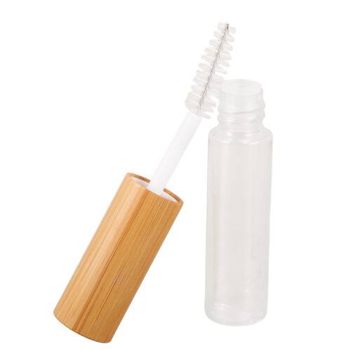 5Pcs Mini Empty Lash Tubes Plastic Mascara Bottles Light Yellow 1