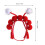 Cappello Peking Opera Rosso Per Animali Con Nappine E Peli 7