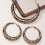 Einzigartiges Leopardenmuster-Schmuckset. Modisches 6