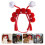 Cappello Peking Opera Rosso Per Animali Con Nappine E Peli 3