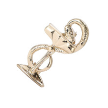 Elegante slangvormige broche Veelzijdige pinaccessoire voor-Goud