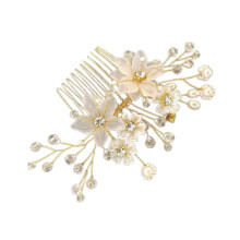 Elegante strass en parels haarkam mode-accessoire draagbaar voor