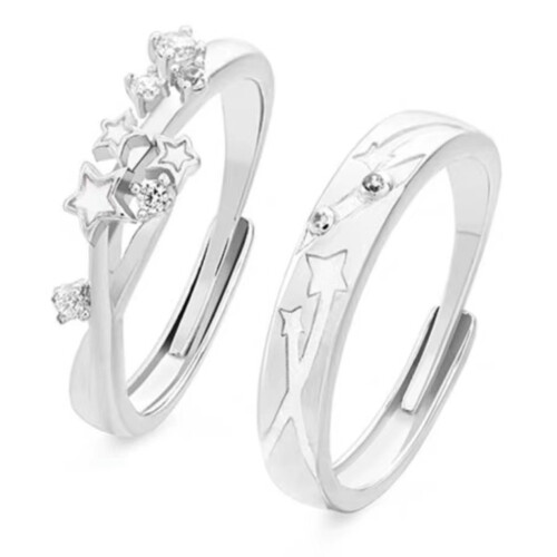 Verstelbare ringen Mode Paar Sieraden Openingsringen-Mannenstijl 1